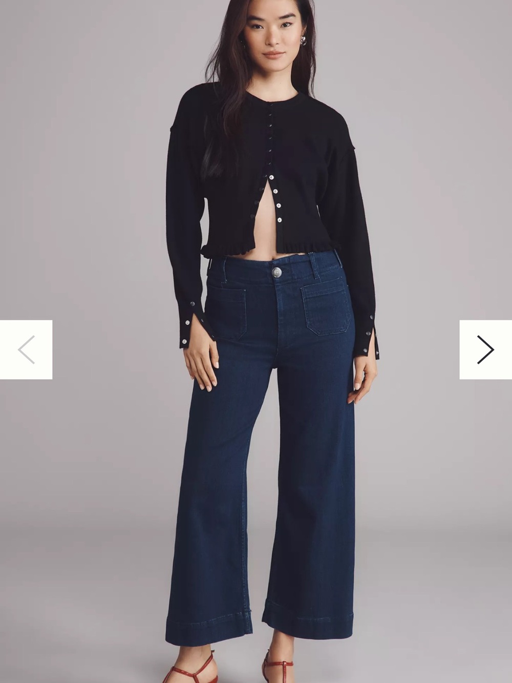 Maeve The Colette Crop High Rise pants